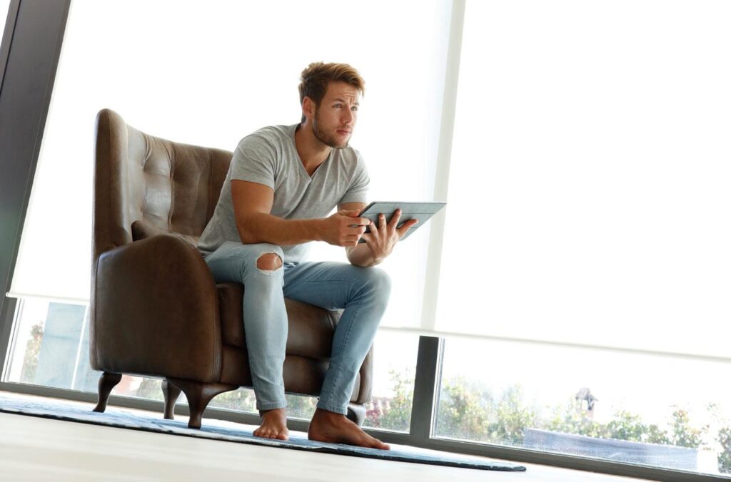 Aston Leather Chair from Fama - Image 9