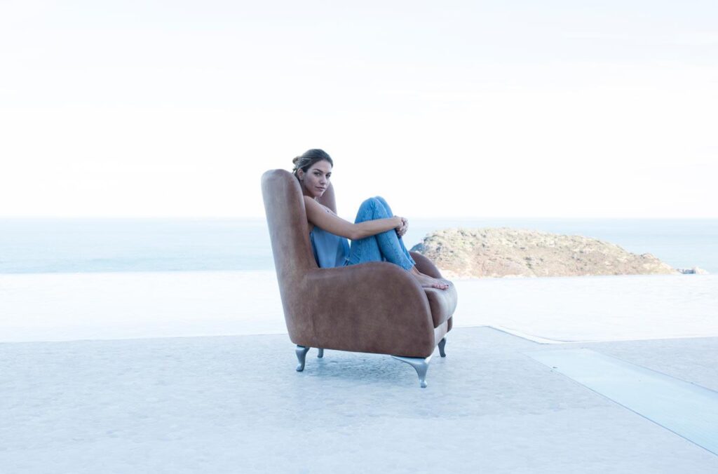 Aston Leather Chair from Fama - Image 3