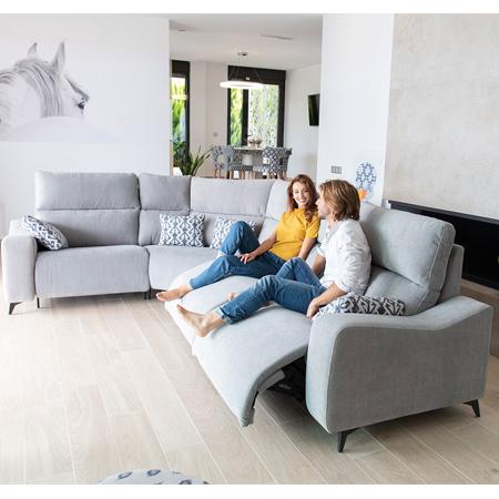 Axel fabric sofa range - Optional Electric Recliners - Design Your Own Bespoke Sofa
