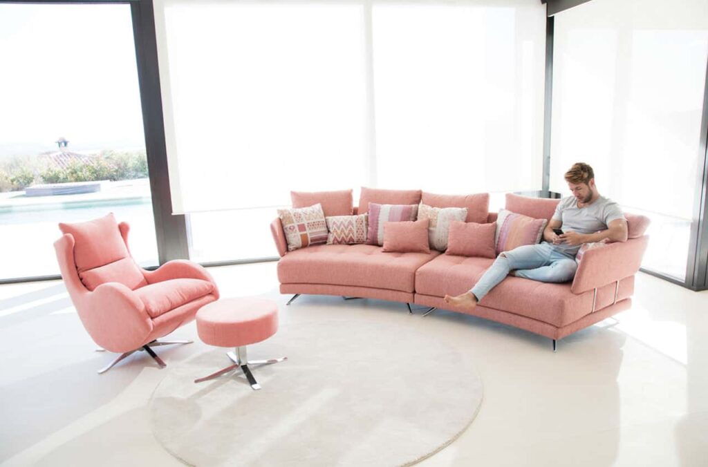 Pacific B 3 Seater Sofa from Fama (207cm) - Image 7