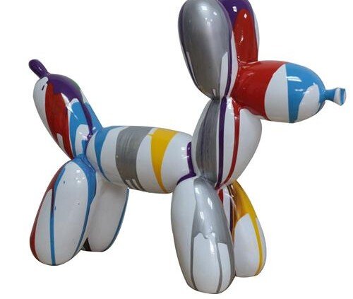 Splash Balloon Dog Sculpture LB377 from LBA