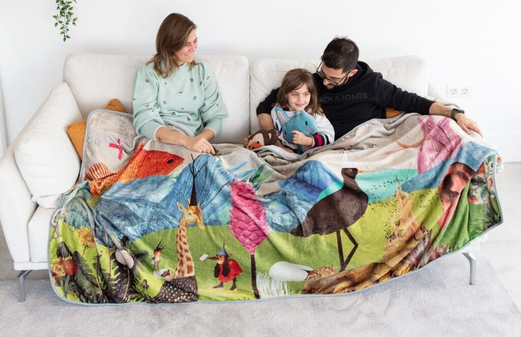 Jardín de las Delicias Blanket from Fama