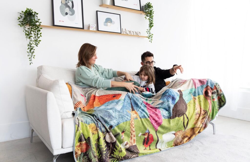 Jardín de las Delicias Blanket from Fama