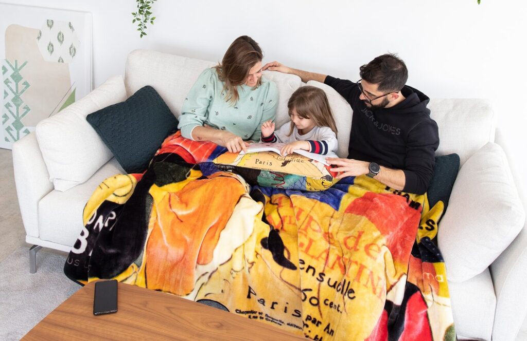Lautrec blanket from Fama