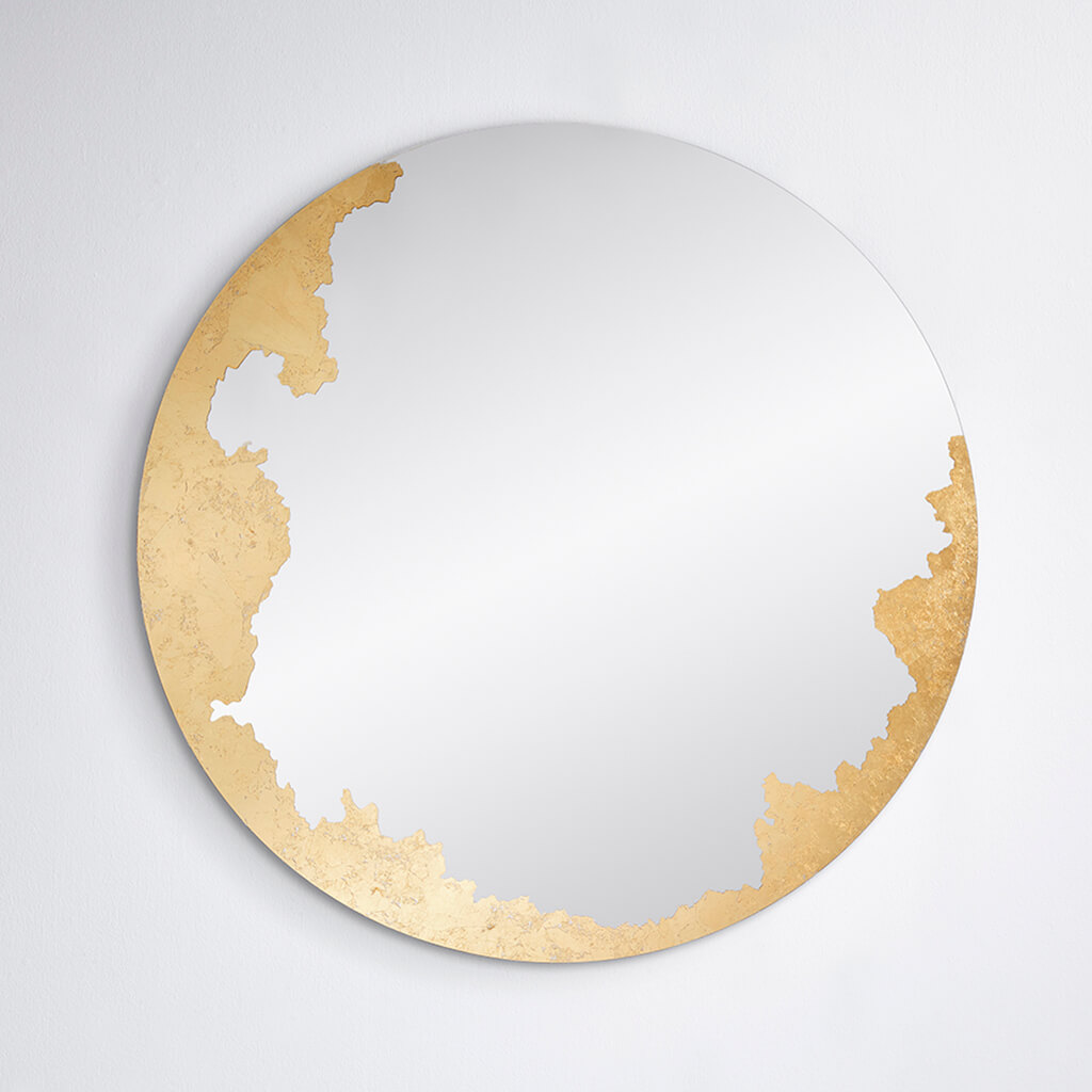 Ornato Round L mirror from Deknudt