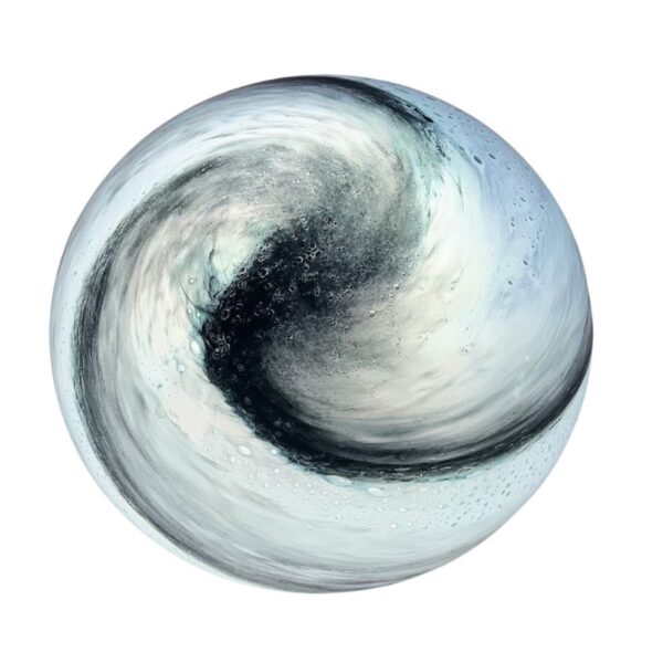 PL013O Glass Planet Lamp Oval