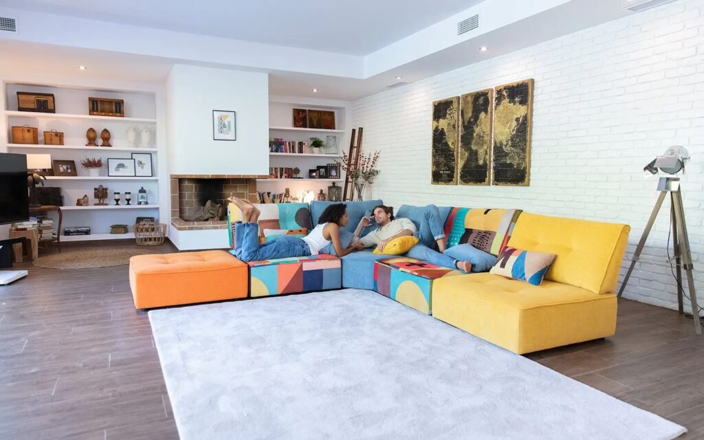 Arianne Love Fabric Corner sofa A+A+C+A from Fama - Image 3