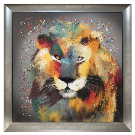 Multi Lion with Liquid Art