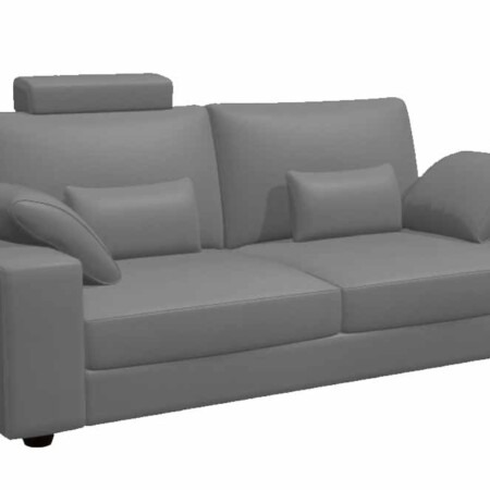 Afrika A Leather – 4 seater sofa from Fama 235cm
