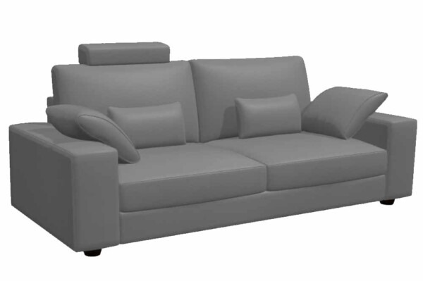 Afrika A Leather – 4 seater sofa from Fama 235cm