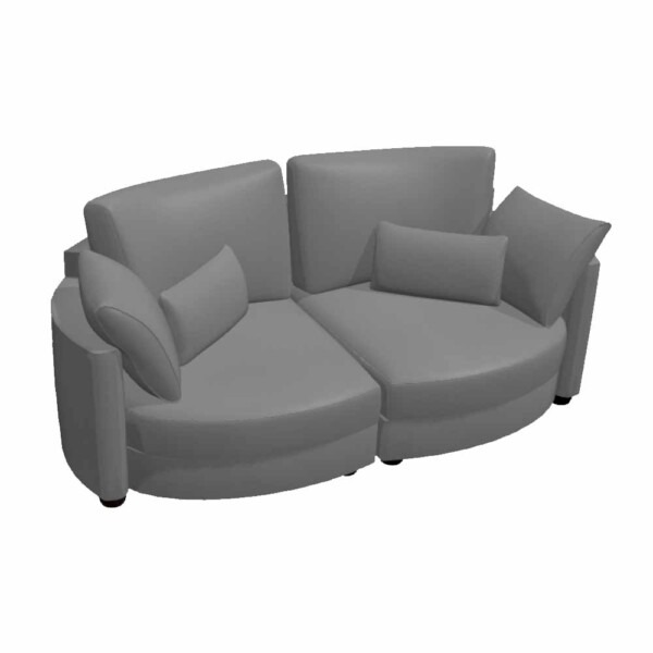 Afrika B1+B2 Leather – 4 seater sofa from Fama 210cm