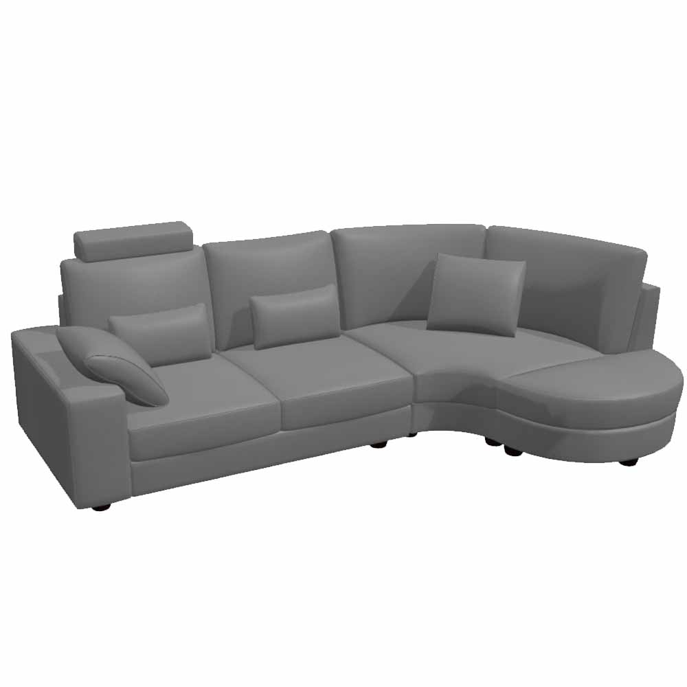 Afrika C1 + R + P Leather – Corner sofa from Fama 302cm