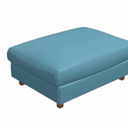 Afrika F – Footstool, in leather, from Fama 100cm