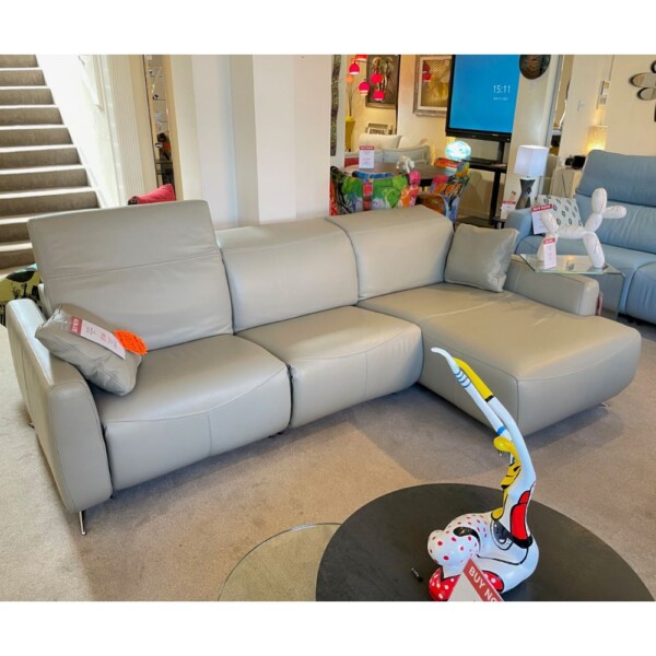 Baltia Leather Sofa Range From Fama - Optional Electric Recliners - Design Your Own Bespoke Sofa