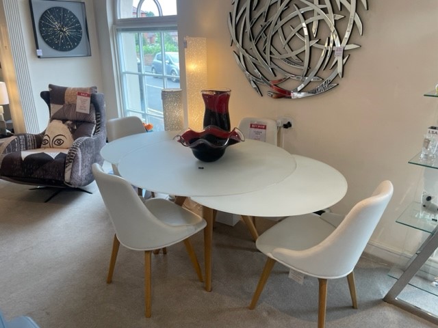 Myles extending dining table from Peressini