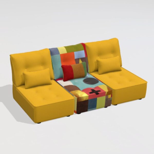 Arianne Love B+B+B 3 seater sofa