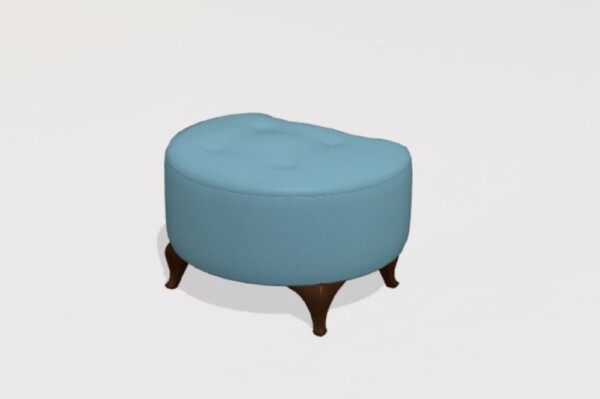 Astoria Leather Footstool Luna T