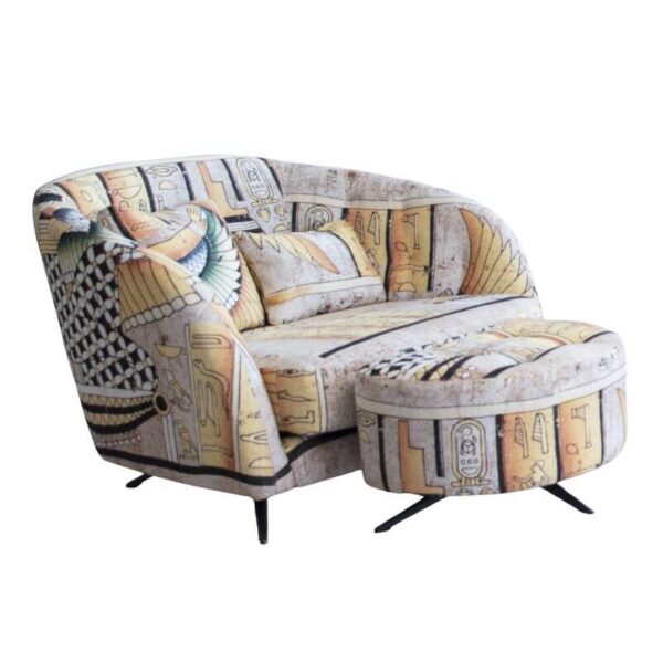 Astoria Large Armchair & Footstool