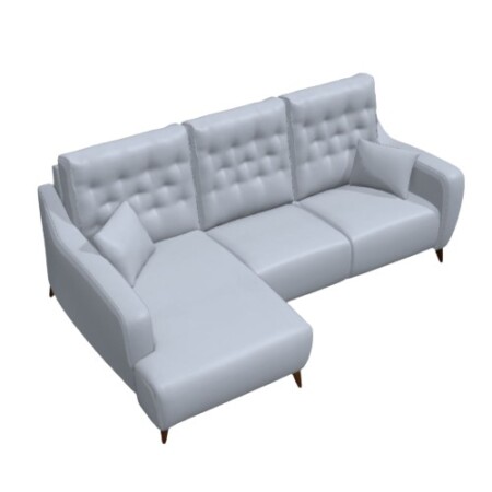 Avalon Leather Chaise Sofa F1 + N + N