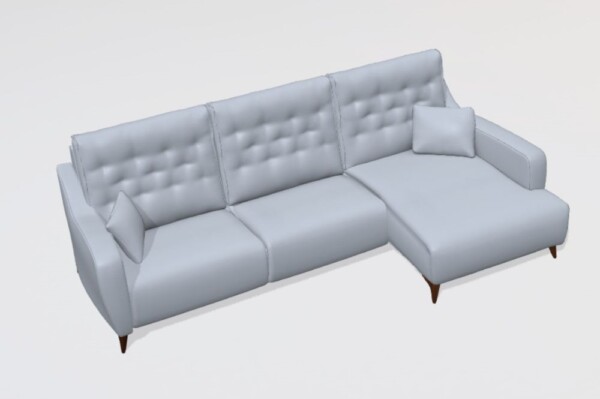 Avalon Leather Chaise Sofa M+M+G2