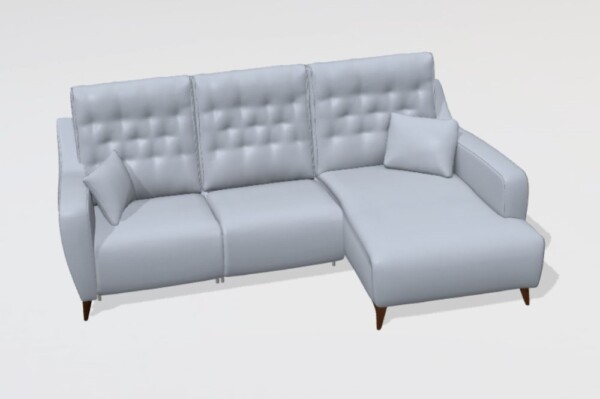 Avalon Leather Chaise Sofa N + N + F2