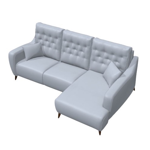 Avalon Leather Chaise Sofa N + N + F2