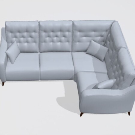 Avalon Leather Corner Sofa N+N+Y+N