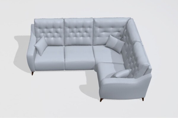 Avalon Leather Corner Sofa N+N+Y+N