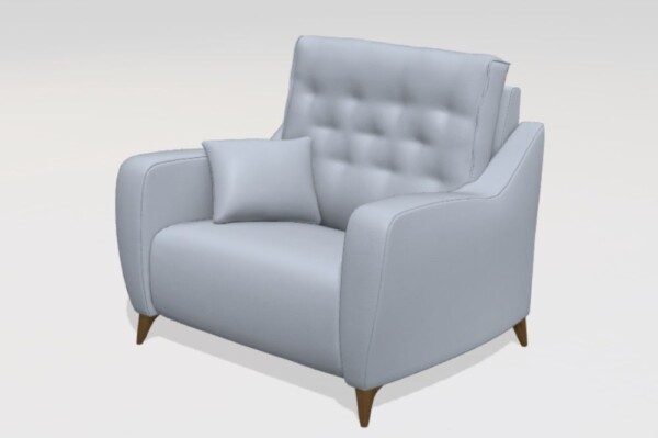 Avalon Leather Snuggler Armchair