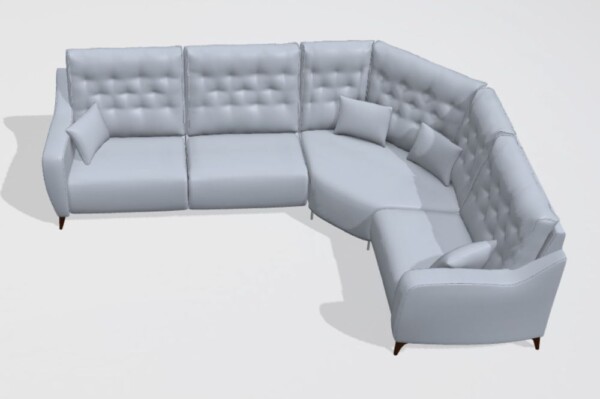 Avalon Leather corner sofa M+M+Z+M