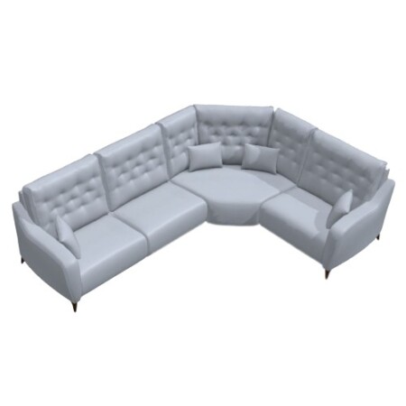 Avalon Leather corner sofa M+M+Z+M