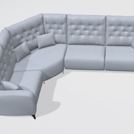 Avalon Leather corner sofa M+Z+M+M