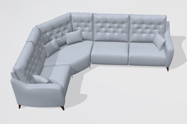 Avalon Leather corner sofa M+Z+M+M