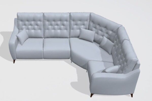 Avalon leather corner sofa N+N+Z+N