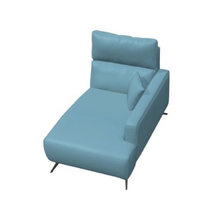 Axel leather Chaise F2 Module