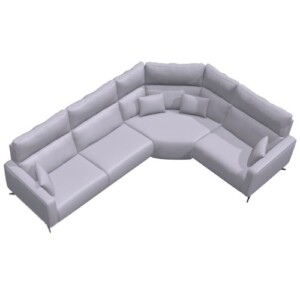 Axel leather Corner Sofa M+M+Z+M