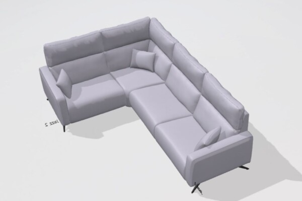 Axel leather Corner Sofa M+Y+M+M