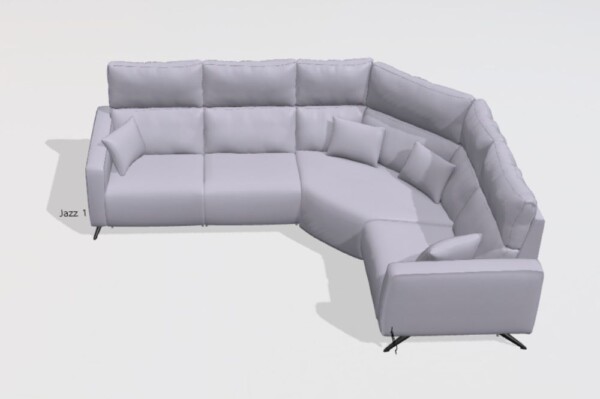 Axel Leather Corner Sofa N+N+Z+N