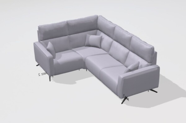 Axel leather Corner Sofa N+Y+N+N