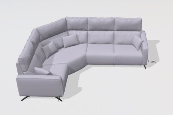 Axel leather Corner Sofa N+Z+N+N