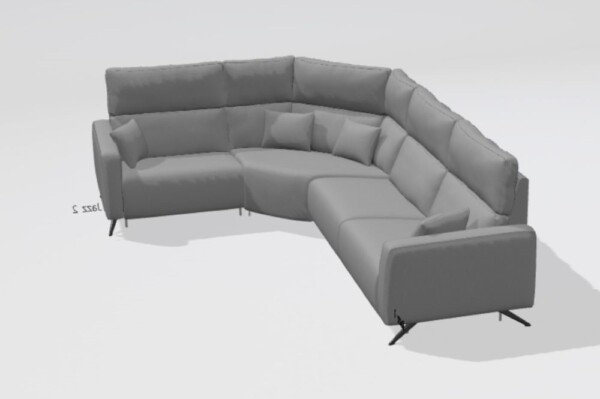 Axel Fabric M+Z+M+M Corner Sofa