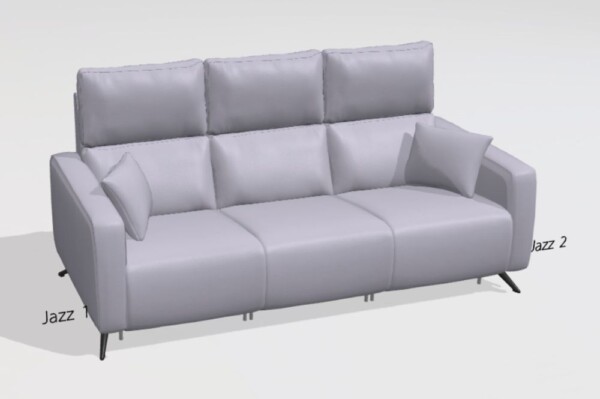 Axel leather sofa K+K+K