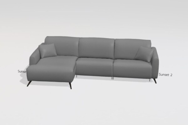 Baltia Chaise Sofa G1+M+M