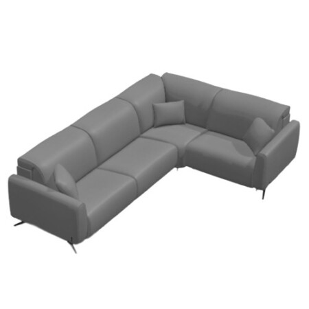 Baltia Leather Corner Sofa M+M+Y+M