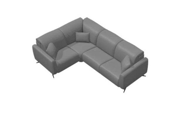 Baltia Leather Corner Sofa N+Y+N+N