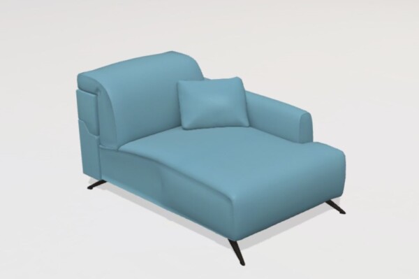 Baltia Leather F2 Chaise Module