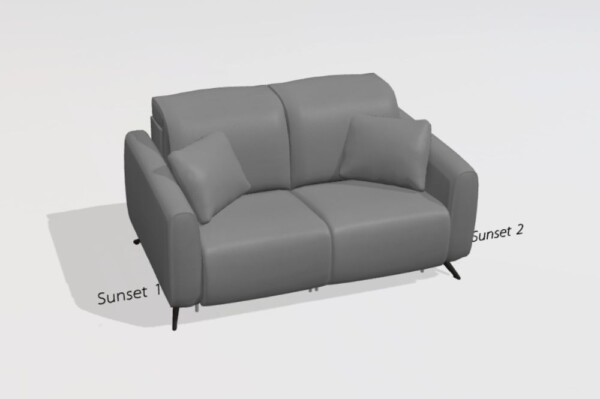 Baltia Leather Sofa K+K