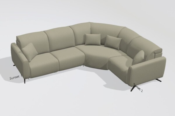 Baltia fabric N+N+Z+N Corner Sofa