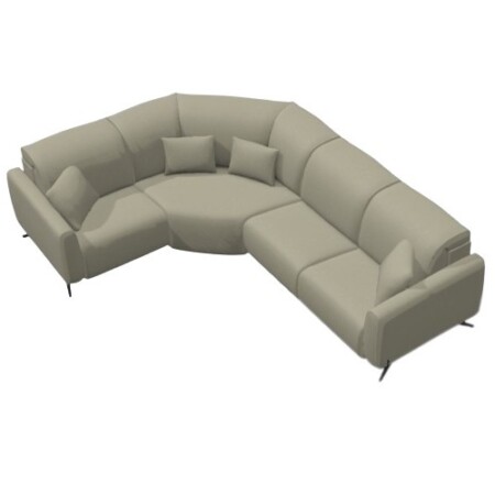 Baltia fabric N+Z+N+N Corner Sofa