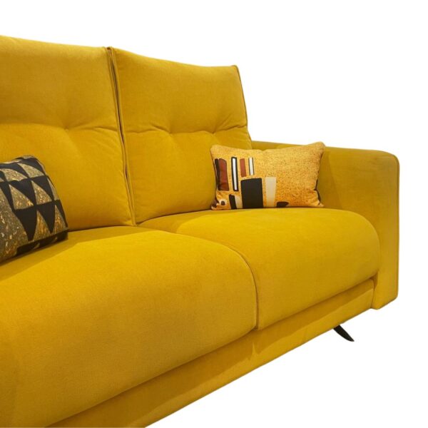 Bari 2 Seater Yellow Sofa